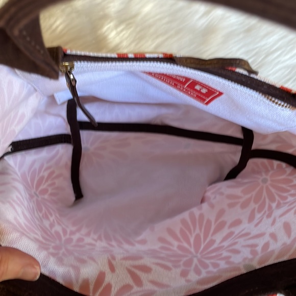 Kate Spade ♠️ floral canvas tote EUC - Picture 5 of 8